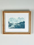 Deep Blue Marsh Framed, Study #3